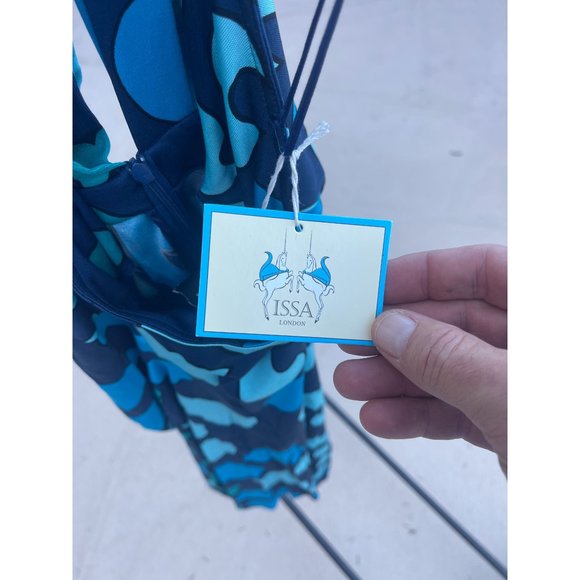 NWT Issa London Silk Halter Dress 100% Silk Size 6 - Picture 2 of 6